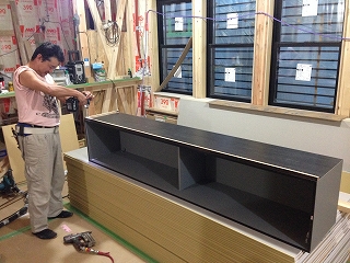シューズＢＯＸ施工中～その2～